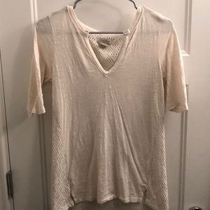 Cream Lucky Brand Shirt